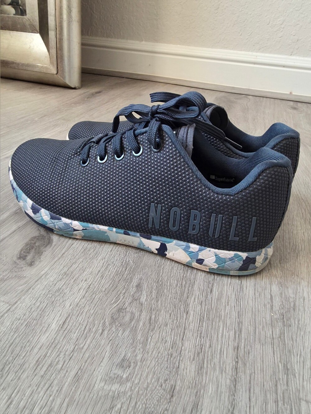 NOBULL Navy Wild Ocean Trainers, Mens 7.5 / W9